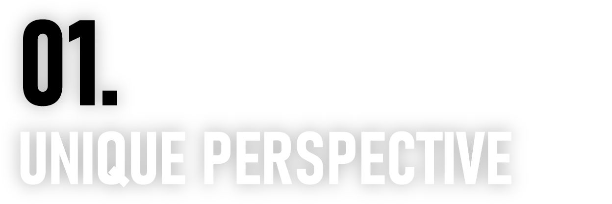 01.UNIQUE PERSPECTIVE